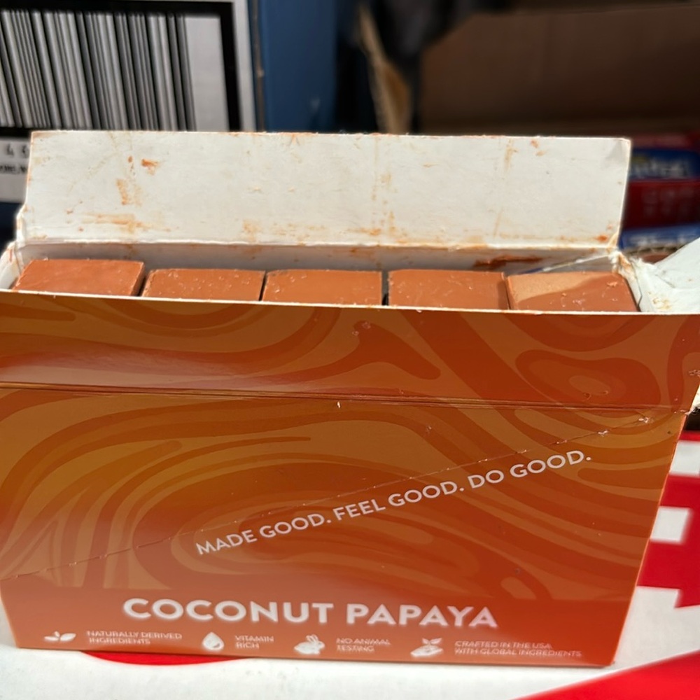 COPY - NIB 5-Pack Pacha Soap Company COCONUT PAPAYA BAR SOAP! Best Skin Care Ev…